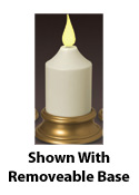 LED Flicker Votive Candle with Timer - additional view