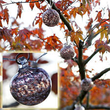Aurora Glow Purple Sea Anemone Solar String Lights