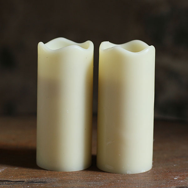 3 Inch Battery Operated Ivory Wax Votives Set of 2 Timer Buy Now