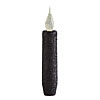 Battery Operated 3.5 Inch Black Glitter LED Taper Candle