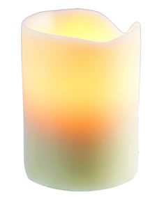 Flameless Candle Smooth 3 x 4.5 Inch - Resin
