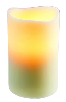 Flameless Candle Smooth 4 x 6 Inch - Resin