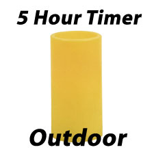 Outdoor Weather Resistant 3 x 6 Battery Operated Candle