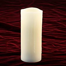 Wax Flameless Candle Vanilla Drip 3 x 8 Inch