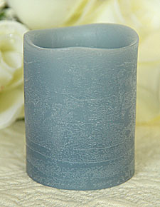 Battery Operated Blue Wax Votives 2 x 2.5