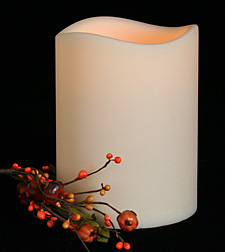 Outdoor Battery Operated Candle 3 x 4 with Timer