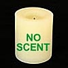 unscented, no scent battery candle