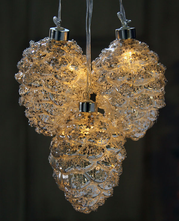 mercury glass pine cone string lights battery operated mercury glass pine cone string lights battery operated