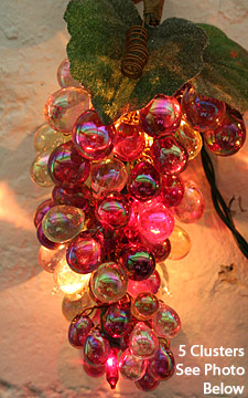 Five Clusters - Grape String Lights