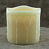 Unscented Drip 6x6 Battery Operated Candle with Timer