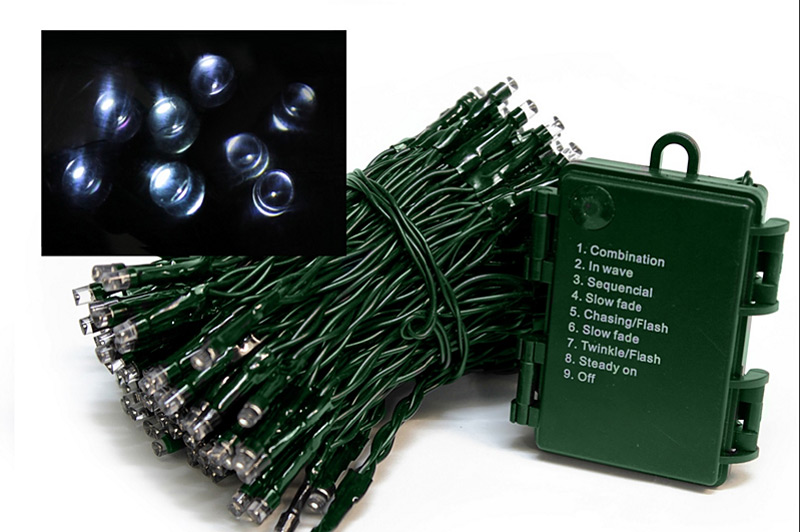 battery operated 96 white led light set 6h timer multi battery operated 96 white led light set 6h timer multi