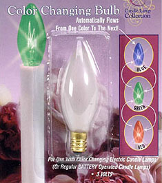 Color Changing 3V Bulb For Battery Candlesticks