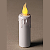 Super Bright Flameless Mini LED Taper Candle - 4 Inch