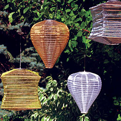 Outdoor Solar Lantern - Moss Colored  Square - additional view