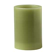 Color Changing LED Candle 4 Inch Pillar Spiced Pear