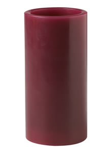 LED Candle 6 Inch Pillar Apple Cider (Non Color Changing)