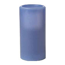 Battery Operated 6 Inch Pillar Ocean Blue Candle