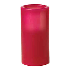 Battery Operated 6 Inch Pillar Pomegranate Candle