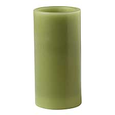 Color Changing LED Candle 6 Inch Pillar Spiced Pear