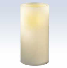 LED Candle 6 Inch Pillar Vanilla (Non Color Changing)