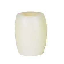 6 Inch Hurricane Champagne Battery Operated Candle