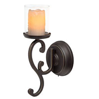 Battery Operated Candles: Wall Sconces Battery Operated Candles: Wall Sconces - Swirl Design Sconce - Flameless 3.2 Inch Melted Drip Pillar with 5 hour Timer
