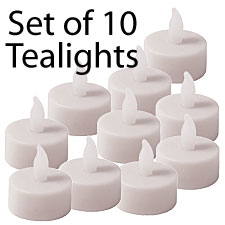Battery Operated LED Tealights (Set of 10)