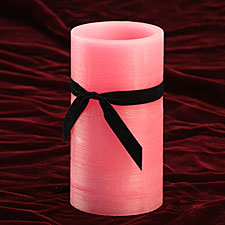 Rose Spa Fresh Scented LED Candle 3 x 6 Inch