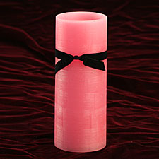 Rose Spa Fresh Scented LED Candle 3 x 8 Inch
