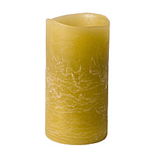 Distressed Texture Green Colored 3 x 6 Lime Grass Scented Candle