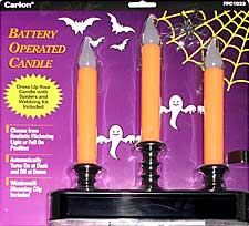 Three Tier Halloween Window Sensor Candle - additional view