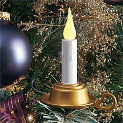 Electric Christmas Tree Clip-On Candle (Set of 3) - additional view