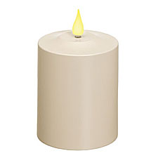 Outdoor Weatherproof 4 Inch Battery Operated Timer Candle