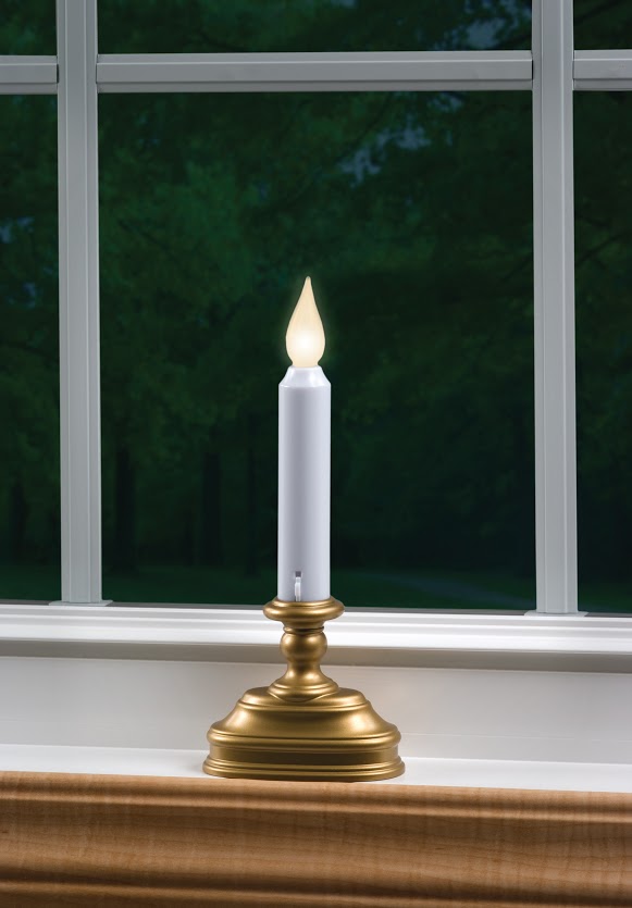 warm white antique gold battery operated window candle warm white antique gold battery operated window candle
