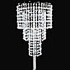 Crystal Gemstone Tabletop Chandelier - 30 Inch