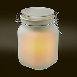 Outdoor Solar Powered Jar Candle - additional view