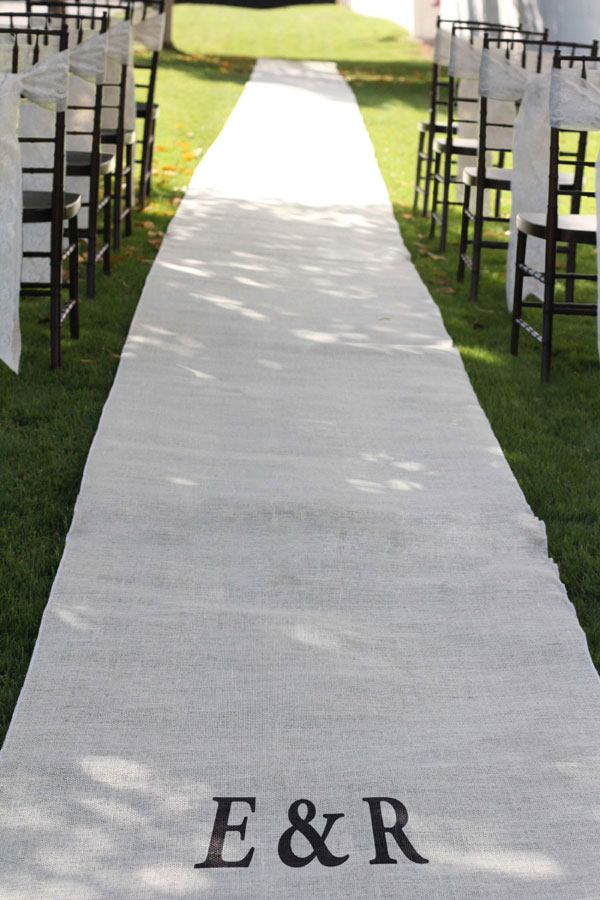 Burlap Wedding Aisle Runner 36 inch x 100 feet Rustic