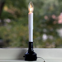 window electric candles bronze candle adjustable finish height christmas