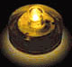 Amber Waterproof Tea Light - Box Of 10