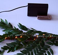 Thin Flexible Wire With 18 Embedded Amber LED Bulbs - additional view