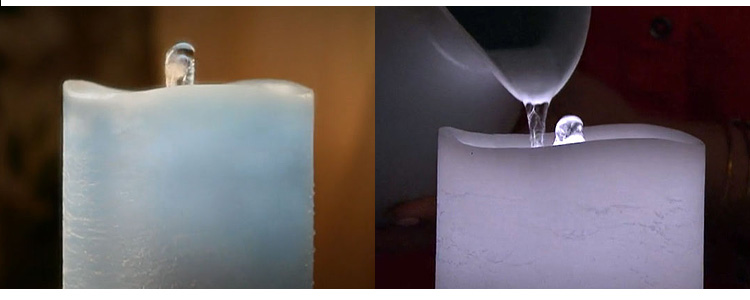 Battery Operated Candles: AquaFlame Fountain