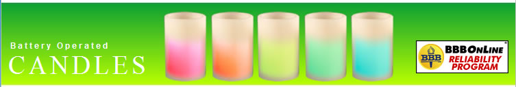 Site Map - Carlon Window Candles - Battery Operated