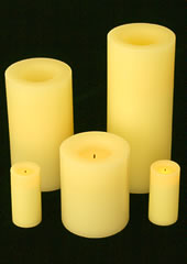 Battery operated 3, 4, 6 and 8 inch from candle impressions