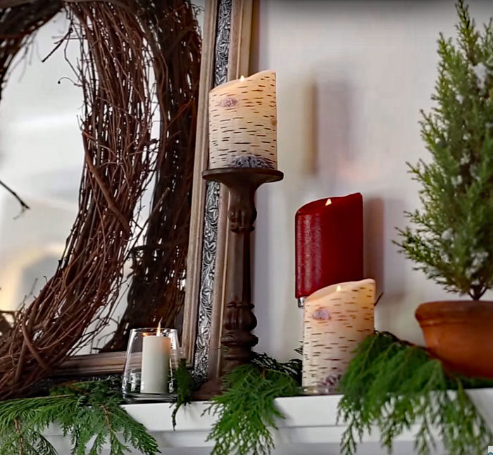 Luminara 3.5 x 5 Birch Flameless Pillar Candle Remote Ready Buy Now