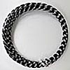 Black Aluminum Diamond Cut Flexible Wire - 39 Feet