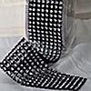 Rhinestone Mesh 6 Feet 1.5 Inch Wide - Black Mesh