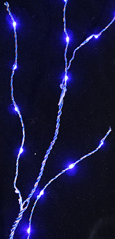 Angel Tear Blue 25 LED Fairy Lights