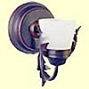 Battery Operated Bronze Wall Sconce