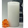 White 2.75 x 5.8 Inch Battery Operated Round Candle