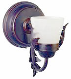 Rubbed Oil Bronze Single Battery Wall Sconce